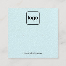 Añadir el logotipo Aqua Blue Leather Stud Earl Dis