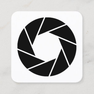 Tarjeta De Visita Cuadrada Apertura