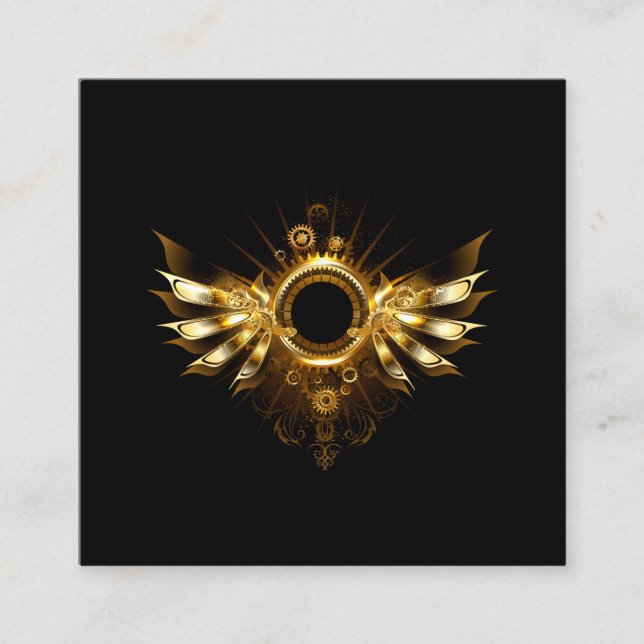 Tarjeta De Visita Cuadrada Areas de vapor (Anverso)