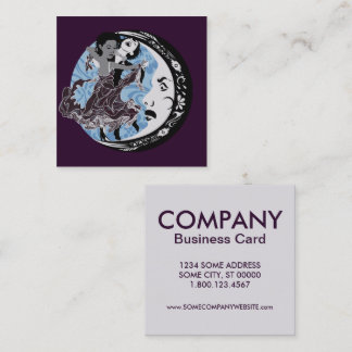 Tarjeta De Visita Cuadrada bailar con tu oscuridad