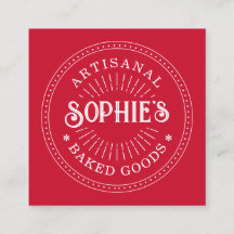 Baker Bakery Pastry Chef Typography