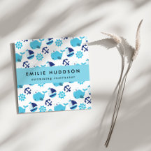 Ballenas azules, instructor de natación, entrenado