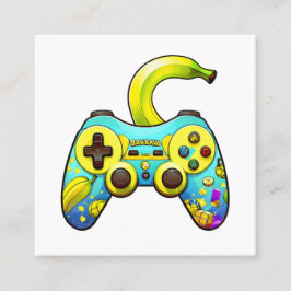 Tarjeta De Visita Cuadrada Banana controlada 01