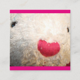 Tarjeta De Visita Cuadrada Beary Business Card