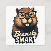 Beaverly Smart - Gráfica divertida de castores con