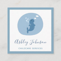 Bebé Beluga Ballena Pastel Niñera Azul