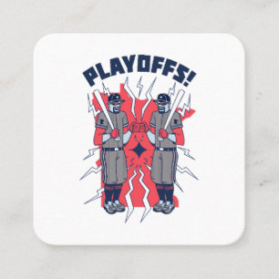 Tarjeta De Visita Cuadrada Béisbol de playoffs de Minnesota