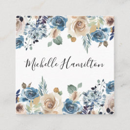 Tarjeta De Visita Cuadrada Belleza floreciente |