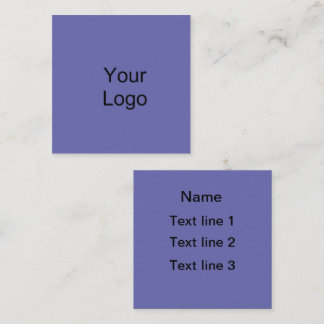 Tarjeta De Visita Cuadrada Bígaro. Texto personalizado.