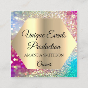 Tarjeta De Visita Cuadrada Blog de Influencia del Planificador de Bodas Profe