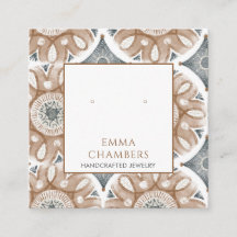 Boho Resumen de las formas Earl Display Card