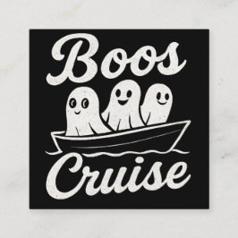 Tarjeta De Visita Cuadrada Boos cruise 