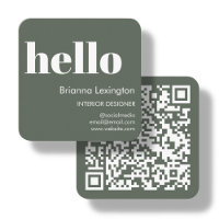 Bosque verde | QR Code Social Media Hello