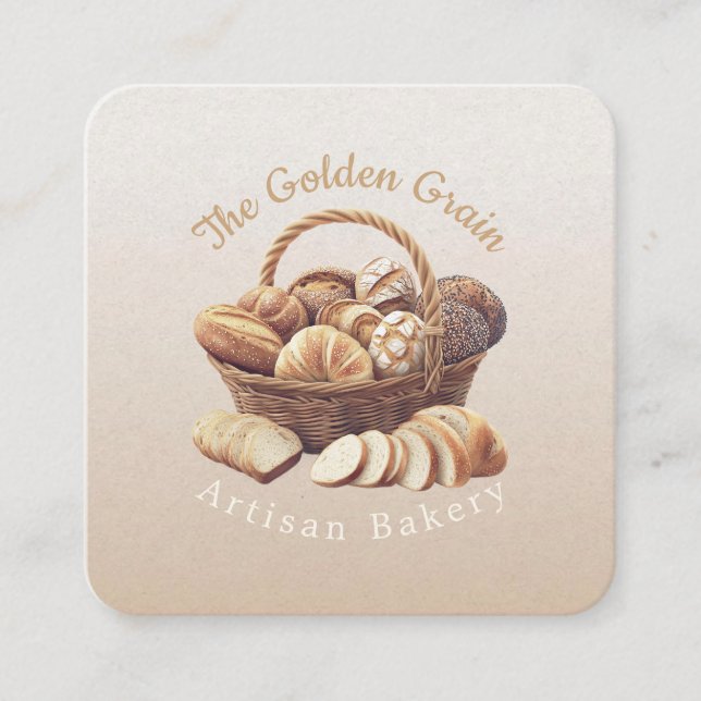 Tarjeta De Visita Cuadrada Business Card (Anverso)