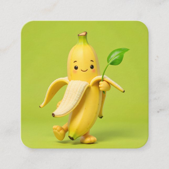 Tarjeta De Visita Cuadrada Business Card (Anverso)