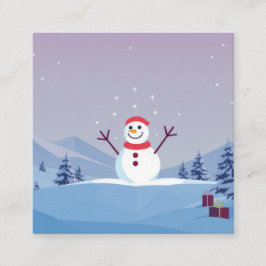 Tarjeta De Visita Cuadrada Business Card