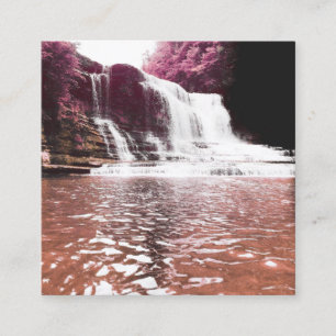 Tarjeta De Visita Cuadrada caídas de los cummins