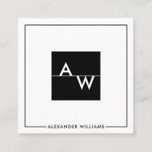 Caja monogramada formal