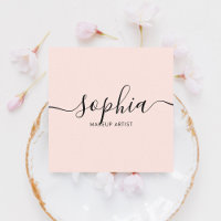 Caligrafía Girly Elegant Rubor Pink