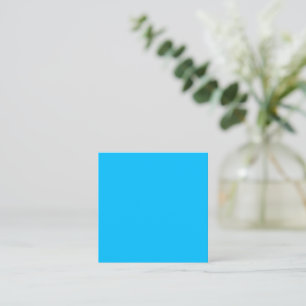 Tarjeta De Visita Cuadrada Capri (color sólido)