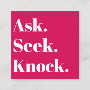 Tarjeta De Visita Cuadrada Church Business Código QR Rojo promocional