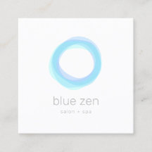 Círculo Zen azul Pastel minimalista