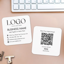 Código QR de logotipo personalizado moderno minima
