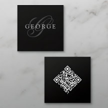 Código QR de Monograma Minimalista
