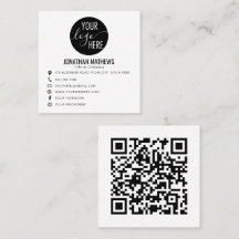 Código QR del logotipo clásico de la empresa profe