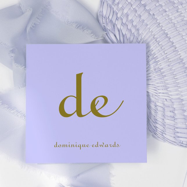Tarjeta De Visita Cuadrada Códigos QR Elegante Moderno y Cosméticos Púrpura Ú (Subido por el creador)