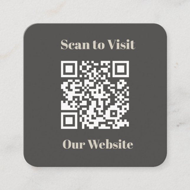 Tarjeta De Visita Cuadrada Compañía profesional moderna (Anverso)