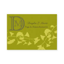 Con monograma profesional elegante de la yoga  