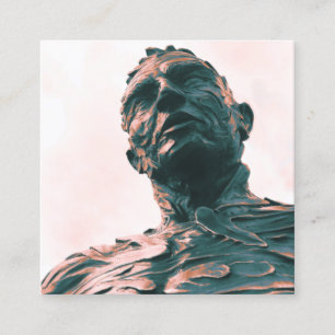 Tarjeta De Visita Cuadrada Confluencia de David Zahn