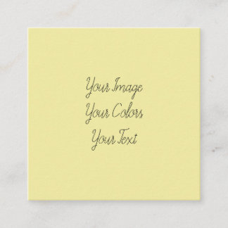 Tarjeta De Visita Cuadrada Crear el propio