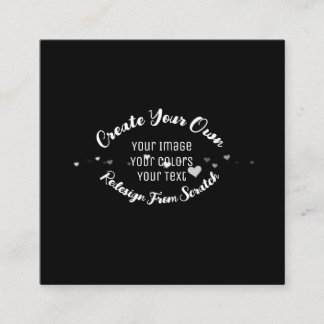 Tarjeta De Visita Cuadrada Crear su propia imagen Personalizado