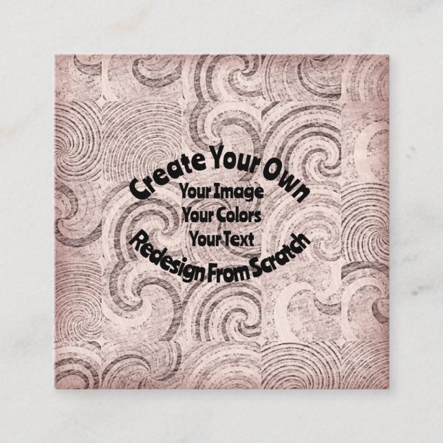 Tarjeta De Visita Cuadrada Crear su propio diseño personalizado (Anverso)