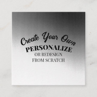 Tarjeta De Visita Cuadrada Crear su propio Personalizado