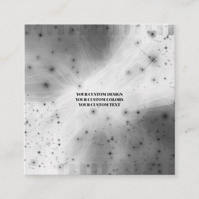 Tarjeta De Visita Cuadrada Crear su propio Personalizado (Anverso)