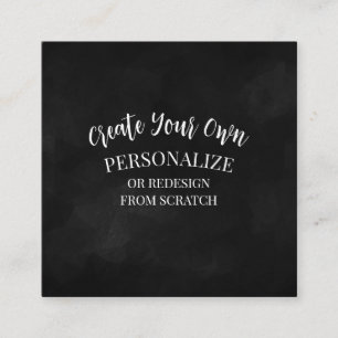 Tarjeta De Visita Cuadrada Crear un Personalizado