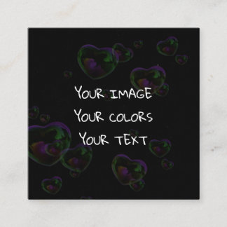 Tarjeta De Visita Cuadrada Create a Custom