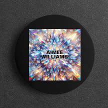 Cristal holográfico audaz y brillante