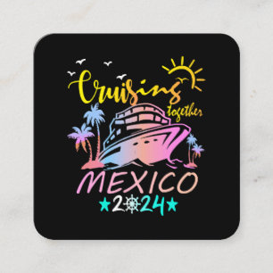 Tarjeta De Visita Cuadrada Crucero familiar en México