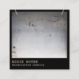 Tarjeta De Visita Cuadrada Cuadrado de pantalla de collar ruso de Guay Edgy