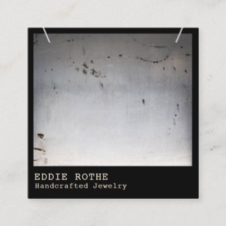 Tarjeta De Visita Cuadrada Cuadrado de pantalla de collar ruso de Guay Edgy