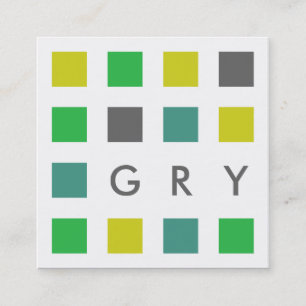 Tarjeta De Visita Cuadrada cuadrados de la MOD