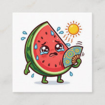Cute Kawaii Sandía Marroquí de Verano DallSticker