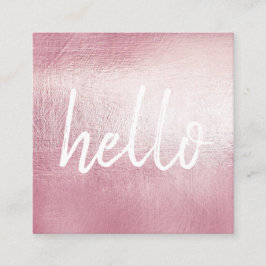 Tarjeta de visita cuadrada de EventPlanner del