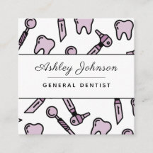 Dentista Dentista Cute Teeth Pattern Medios social