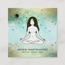 *~* Diosa del yoga Celestial Luna Magia Boho Verde