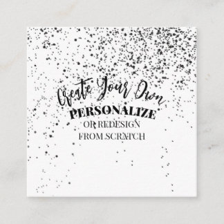 Tarjeta De Visita Cuadrada Diseñar su propio Personalizado